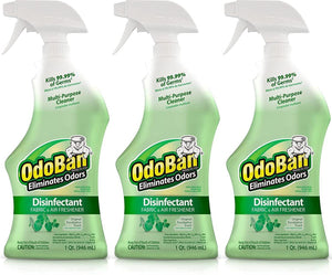 OdoBan 32 OZ Ready-to-Use Disinfectant Fabric and Air Freshener (Pack of 3)
